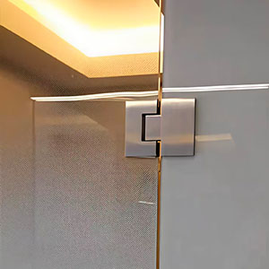 Stainless Steel Shower Door Hinge Solution for High-End Apartment Bathrooms in Damascus, Syria