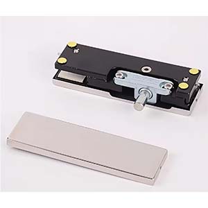 304 Stainless Steel Glass Door Patch Fitting – Top & Bottom Set for 10-12mm Frameless Glass Door