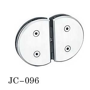 Heavy-Duty 180° Glass-to-Glass Self-Closing Shower Hinge