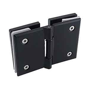 Heavy-Duty 180° Glass-to-Glass Shower Hinge | Dual-Face Design | 304 Stainless Steel | JC-063