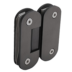 JC-A01/A02 180-Degree Semicircle Stainless Steel Glass-to-Glass Shower Hinge (Gold/Gun Ash)