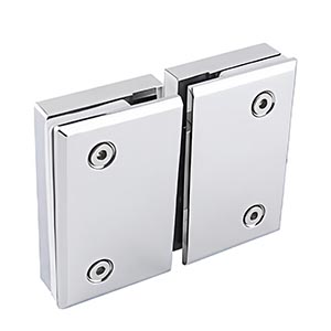 (JC059-062) | 180 Degree No-Cutout Shower Glass Clamp