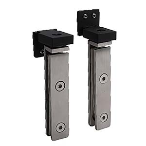 Mastering Gravity: JC-A15 Heavy-Duty Stainless Steel Shower Door Pivot System (Two-Tone Brushed)