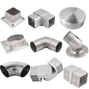 Premium Stainless Steel Handrail Fittings: Elbows, Connectors & Flanges System