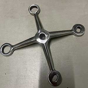 RL3001 Heavy Duty 300 Series 4-Arm Stainless Steel Spider Fittings for Glass Canopies & Facades