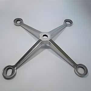 RL300B1 300B Series (250mm Span) 4-Arm Spider Fittings for Modern Facades