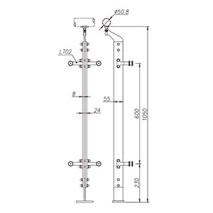 SSHW Stainless Steel Glass Balustrade Post: A Technical Case Study from Selection to Delivery