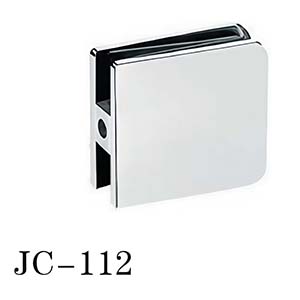Square Single Hole 0 Degree Shower Glass Clamp JC-112