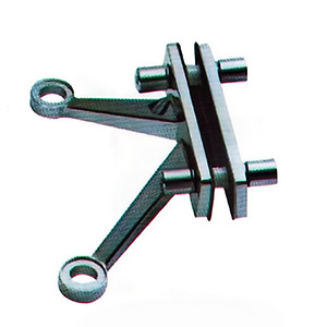 RL L250A5 Two-Way Double Arm Fin Spider Fitting for Heavy Duty Glass Facades