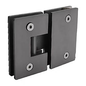Ultimate Dual-Action Freedom: 180° Inner & Outer Opening Shower Door Hinge (Matte Black / Gunmetal)