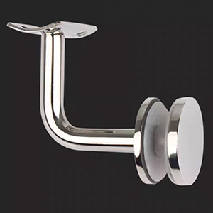 Premium Stainless Steel Handrail Bracket Glass Support Rail Stair Mounting Fittings Solid Wall Bracket Sanded Handrail Fixing Hardware